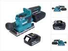 Makita DBO 381 T1U Ponceuse vibrante sans fil 18 V 93 x 185 mm Brushless + 1x batterie 5,0 Ah - sans chargeur