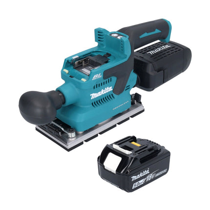 Makita DBO 381 T1U Ponceuse vibrante sans fil 18 V 93 x 185 mm Brushless + 1x batterie 5,0 Ah - sans chargeur