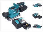 Makita DBO 381 RT1U Ponceuse vibrante sans fil 18 V 93 x 185 mm Brushless + 1x batterie 5,0 Ah + chargeur