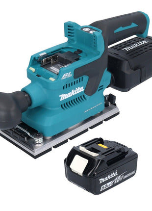 Makita DBO 381 G1U Ponceuse vibrante sans fil 18 V 93 x 185 mm Brushless + 1x batterie 6,0 Ah - sans chargeur