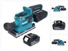 Makita DBO 381 G1U Ponceuse vibrante sans fil 18 V 93 x 185 mm Brushless + 1x batterie 6,0 Ah - sans chargeur