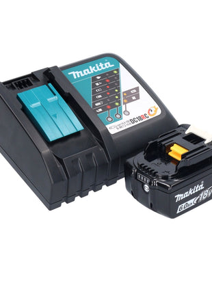 Makita DBO 381 RG1U Ponceuse vibrante sans fil 18 V 93 x 185 mm Brushless + 1x batterie 6,0 Ah + chargeur