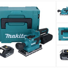 Makita DBO 381 M1JU Ponceuse vibrante sans fil 18 V 93 x 185 mm Brushless + 1x batterie 4,0 Ah + Makpac - sans chargeur