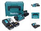 Makita DBO 381 RMJU Ponceuse vibrante sans fil 18 V 93 x 185 mm Brushless + 2x batterie 4,0 Ah + chargeur + Makpac