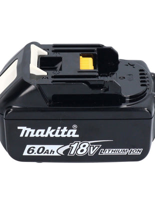 Makita DBO 381 G1JU Akumulatorowa szlifierka oscylacyjna 18 V 93 x 185 mm bezszczotkowa + 1x akumulator 6,0 Ah + Makpac - bez ładowarki