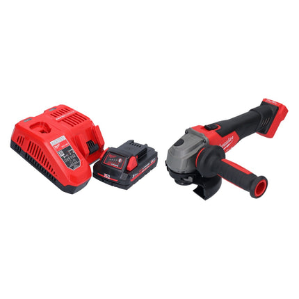 Milwaukee M18 FSAG125X-301 Meuleuse d'angle sans fil 18 V 125 mm Brushless + 1x batterie 3,0 Ah + chargeur