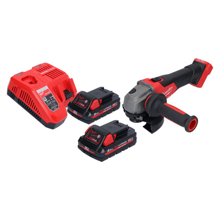 Milwaukee M18 FSAG125X-302 Meuleuse d'angle sans fil 18 V 125 mm Brushless + 2x batterie 3,0 Ah + chargeur