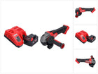 Meuleuse d'angle sur batterie Milwaukee M18 FSAG125X-601 18 V 125 mm sans balais + 1x batterie 6,0 Ah + chargeur