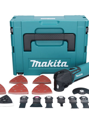 Herramienta multifuncional Makita TM 3010 CX3J 320 W OIS / Starlock + set de accesorios 59 piezas + Makpac