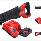 Milwaukee M18 FSZ-301 Scie sabre Recipro sans fil 18 V Brushless batterie + 1x 3.0 Ah batterie + chargeur