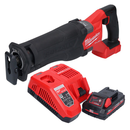 Milwaukee M18 FSZ-301 Scie sabre Recipro sans fil 18 V Brushless batterie + 1x 3.0 Ah batterie + chargeur