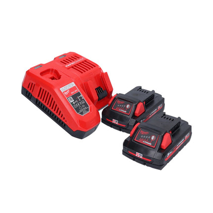 Milwaukee M18 FSZ-302 Scie sabre sans fil 18 V Brushless + 2 batteries 3,0 Ah + chargeur