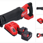 Batterie Milwaukee M18 FSZ-402 Scie sabre Recipro 18 V brushless + 2x batteries 4,0 Ah + chargeur