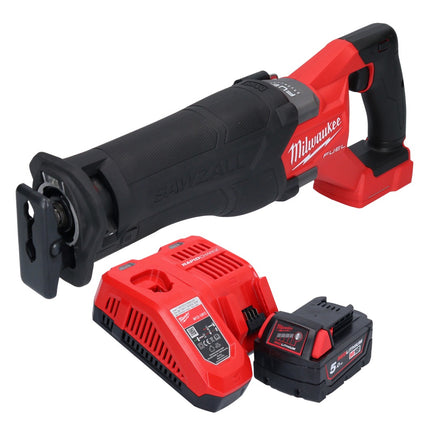 Milwaukee M18 FSZ-501 Recipro Sbelsge 18 V Brushless batterie + 1x 5.0 Ah batterie + chargeur