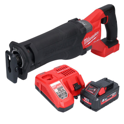 Milwaukee M18 FSZ-551 Recipro Sbelsge 18 V Brushless batterie + 1x 5.5 Ah batterie + chargeur