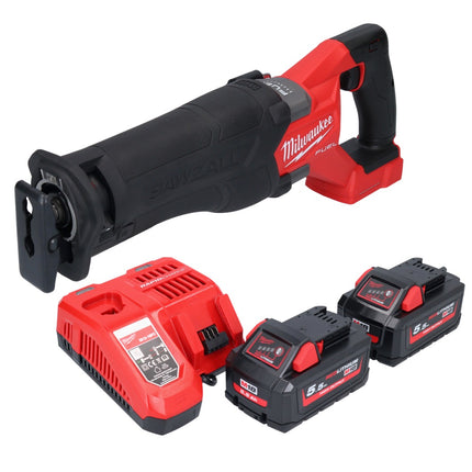 Milwaukee M18 FSZ-552 Recipro Sbelsge 18 V Brushless batterie + 2x 5,5 Ah batterie + kit chargeur