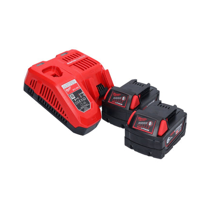 Batterie Milwaukee M18 FSZ-602 Scie sabre Recipro 18 V brushless + 2x batteries 6,0 Ah + chargeur