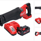 Milwaukee M18 FSZ-801 Scie sabre Recipro sans fil 18 V Brushless batterie + 1x 8.0 Ah batterie + chargeur