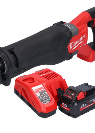 Milwaukee M18 FSZ-801 Scie sabre Recipro sans fil 18 V Brushless batterie + 1x 8.0 Ah batterie + chargeur