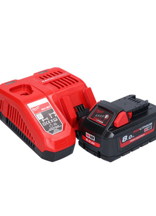 Milwaukee M18 FSZ-801 Scie sabre Recipro sans fil 18 V Brushless batterie + 1x 8.0 Ah batterie + chargeur