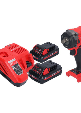 Clé à chocs sans fil Milwaukee M18 FIW2F12-302 18 V 339 Nm 1/2" brushless + 2x batteries 3,0 Ah + chargeur