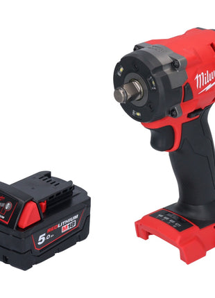 Milwaukee M18 FIW2F12-501 llave de impacto inalámbrica 18 V 339 Nm 1/2" sin escobillas + 1x batería 5,0 Ah - sin cargador