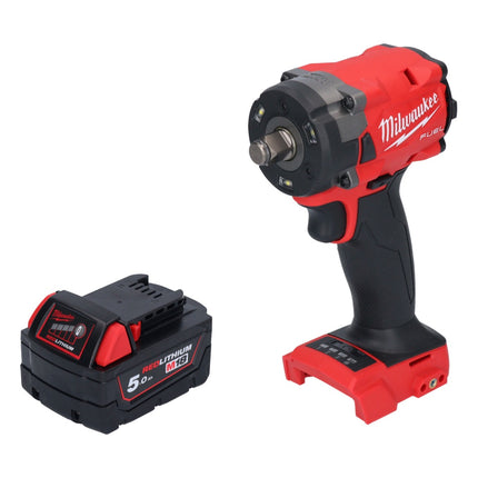 Milwaukee M18 FIW2F12-501 Clé à choc sans fil 18 V 339 Nm 1/2" Brushless + 1x batterie 5,0 Ah - sans chargeur
