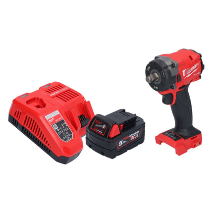 Milwaukee M18 FIW2F12-501 Clé à choc sans fil 18 V 339 Nm 1/2" Brushless + 1x batterie 5,0 Ah + chargeur