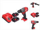 Taladro percutor inalámbrico Milwaukee M18 FPD3-302 18 V 158 Nm sin escobillas + 2x baterías 3,0 Ah + cargador