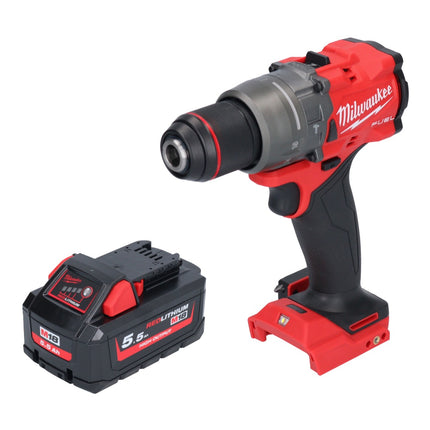 Milwaukee M18 FPD3-551 Perceuse-visseuse à percussion sans fil 18 V 158 Nm Brushless + 1x batterie 5,5 Ah - sans chargeur