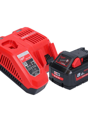 Milwaukee M18 FPD3-801 akumulatorowa wiertarko-wkrętarka udarowa 18 V 158 Nm bezszczotkowa + 1x akumulator 8,0 Ah + ładowarka