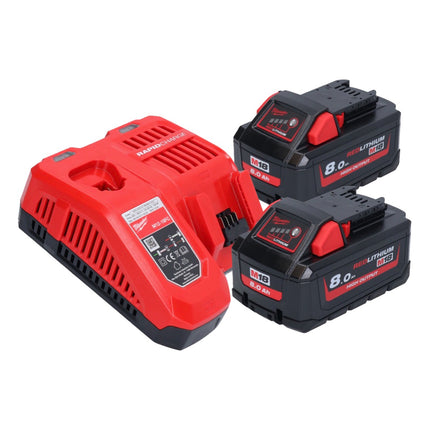 Milwaukee M18 FPD3-802 Perceuse-visseuse à percussion sans fil 18 V 158 Nm Brushless + 2x batterie 8,0 Ah + chargeur