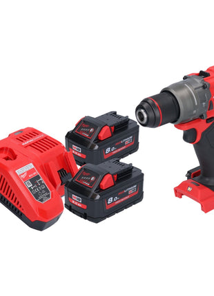 Milwaukee M18 FPD3-802 akumulatorowa wiertarko-wkrętarka udarowa 18 V 158 Nm bezszczotkowa + 2x akumulator 8,0 Ah + ładowarka