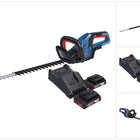 Bosch GHE 18V-60 Professional Taille-haies sans fil 18 V 60 cm Brushless + 2x batterie 2,0 Ah + chargeur