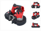 Milwaukee M12 BS-0 Scie à ruban sans fil 12 V 41 x 41 mm Solo ( 4933431310 ) - sans batterie, sans chargeur