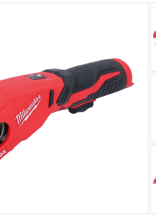 Milwaukee M12 PCSS-0 cortatubos de acero inoxidable a batería 12 V 12 - 28 mm (4933479241) Solo - sin batería, sin cargador