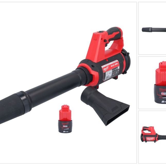 Milwaukee M12 BBL-201 Batterie prompteur 12 V + 1x batterie 2,0 Ah - sans kit chargeur