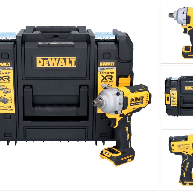 DeWalt DCF 892 NT Clé à choc sans fil 18 V 813 Nm 1/2'' Brushless + TSTAK - sans batterie, sans chargeur
