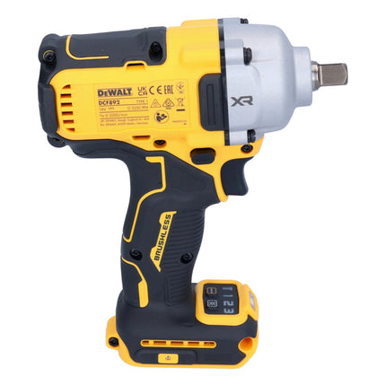 DeWalt DCF 892 NT Clé à choc sans fil 18 V 813 Nm 1/2'' Brushless + TSTAK - sans batterie, sans chargeur