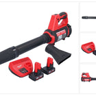 Souffleur à batterie Milwaukee M12 BBL-602 12 V + 2x batteries 6,0 Ah + chargeur