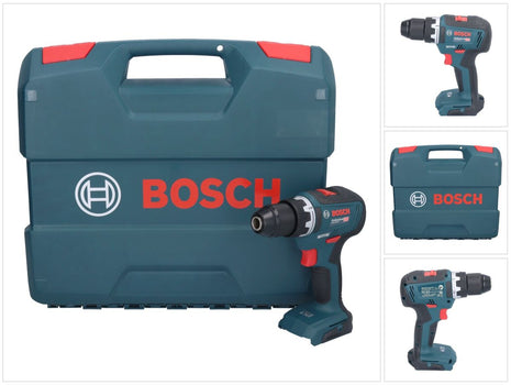 Bosch GSR 18V-55 Professional Perceuse-visseuse sans fil 18 V 55 Nm Brushless + L-Case - sans batterie, sans chargeur