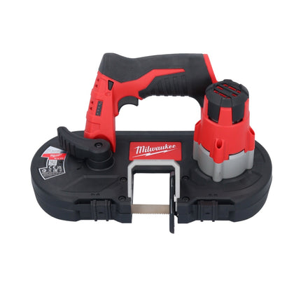 Scie à ruban à batterie Milwaukee M12 BS-251 12 V 41 x 41 mm + 1x batterie 2,5 Ah + chargeur