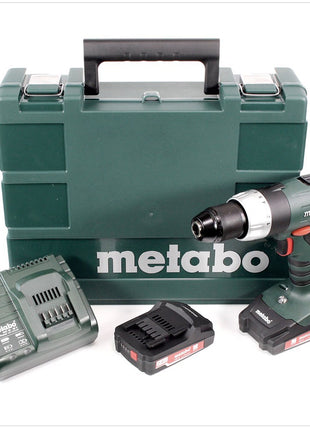 Metabo SB 18 L Akku Schlagbohrschrauber 18V 48Nm + 2x Akku 2,0Ah + Ladegerät + Koffer ( 602317500 ) - Toolbrothers