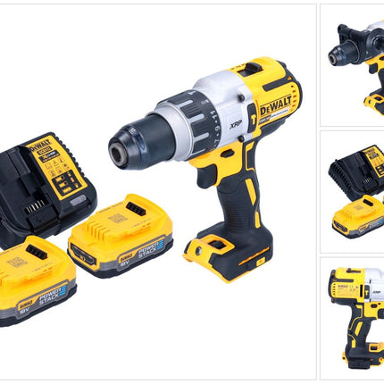 DeWalt DCD 996 E2 Perceuse-visseuse à percussion sans fil 18 V 95 Nm Brushless + 2x batterie 1,7 Ah + chargeur
