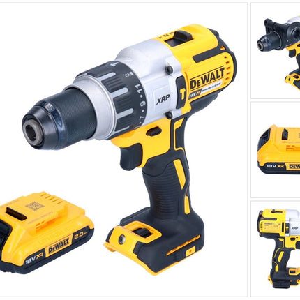 DeWalt DCD 996 N Perceuse-visseuse à percussion sans fil 18 V 95 Nm Brushless + 1x batterie 2,0 Ah - sans chargeur