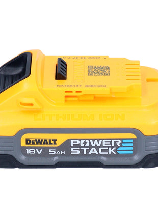 DeWalt DCD 996 N Perceuse-visseuse à percussion sans fil 18 V 95 Nm Brushless + 1x batterie Powerstack 5,0 Ah - sans chargeur