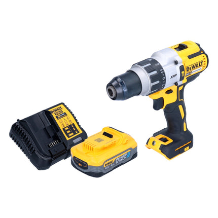 DeWalt DCD 996 H1 Perceuse-visseuse à percussion sans fil 18 V 95 Nm Brushless + 1x batterie Powerstack 5,0 Ah + chargeur