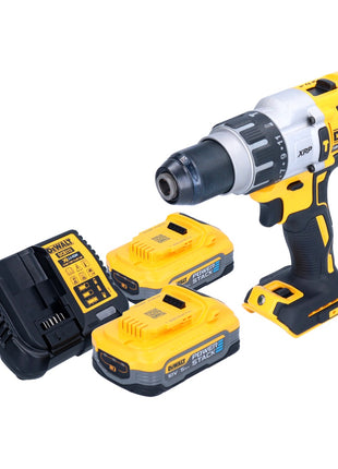 DeWalt DCD 996 H2 Perceuse-visseuse à percussion sans fil 18 V 95 Nm Brushless + 2x Powerstack batteries 5,0 Ah + chargeur