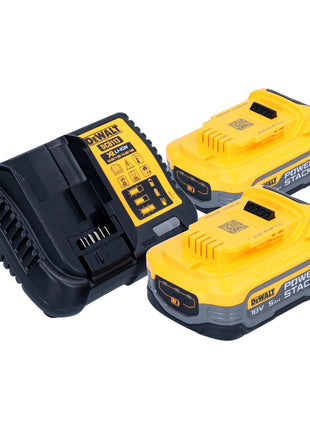 DeWalt DCD 996 H2 Perceuse-visseuse à percussion sans fil 18 V 95 Nm Brushless + 2x Powerstack batteries 5,0 Ah + chargeur