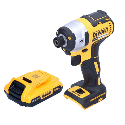 DeWalt DCF 887 N Clé à choc sans fil 18 V 205 Nm 1/4'' Brushless + 1x batterie 2,0 Ah - sans chargeur